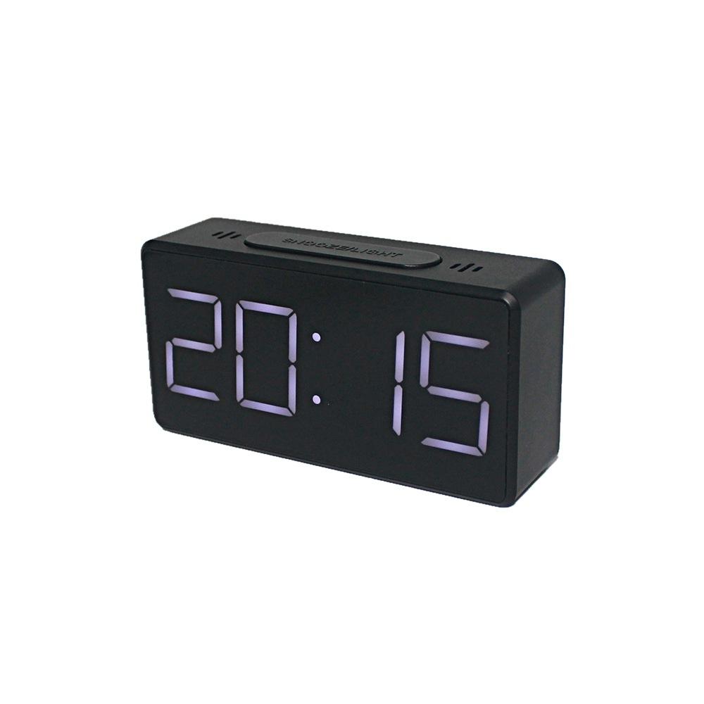 Italian Style Simple New Style Simple Electronic Clock Alarm Clock Bedside Clock Student Alarm Clock Mirror Clock