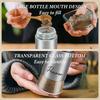 AEE2-Salt And Pepper Shakers Set With Stainless Steel Lid For Kitchen Gadgets Cooking Spice Dispenser