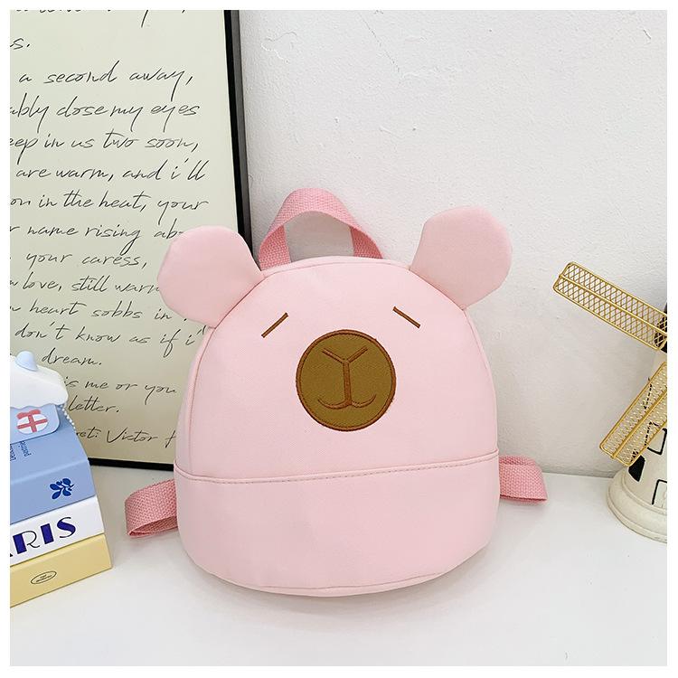 School Bag New Bear Bag Small Class Boys and Girls Snacks Small School Bag Trend Double Shoulder Back