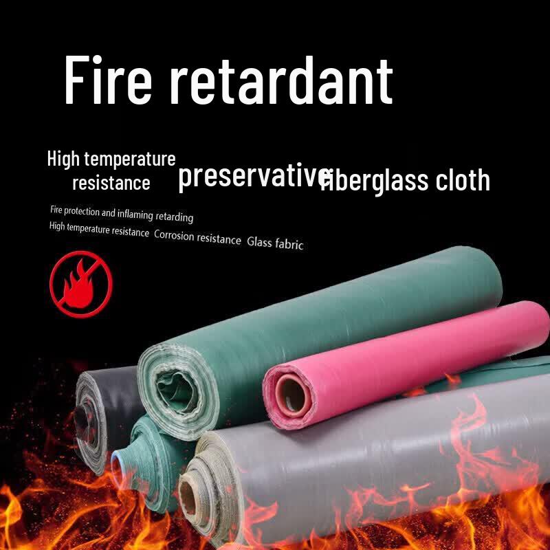 Silicone Coated Fiberglass Fireproof Fabric Roll