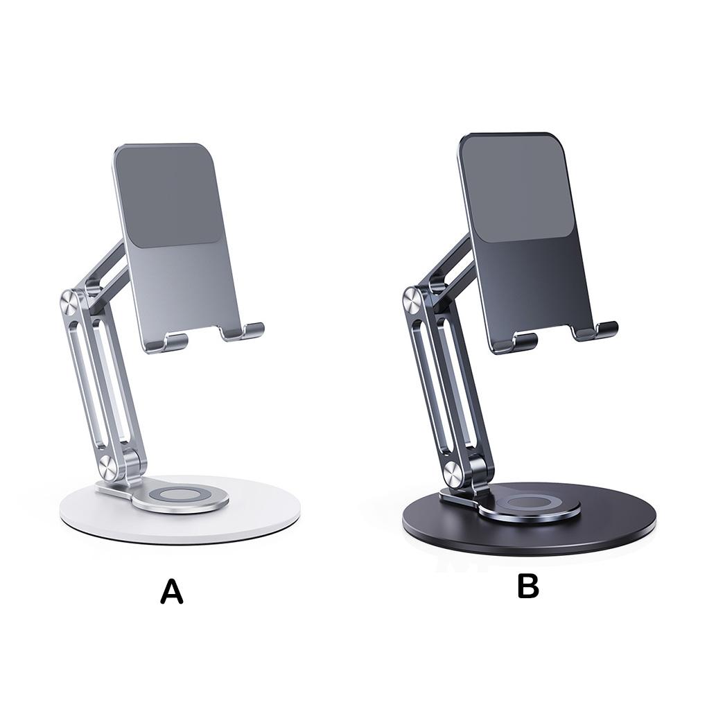 360° Rotate Metal Desk Mobile Phone Holder Stand For iPhone iPad Xiaomi Adjustable Desktop Tablet Holder Table Cell Phone Stand