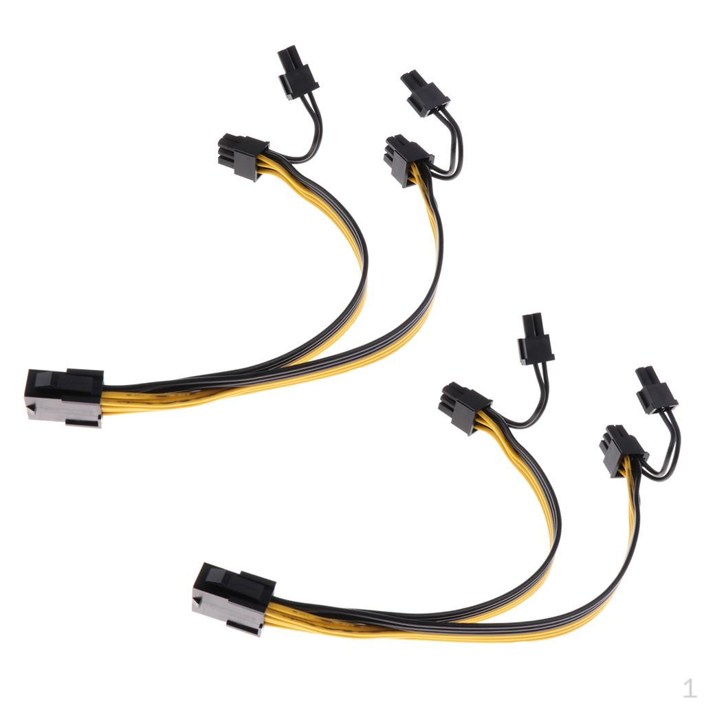 CPU to Dual 6 Supply Extension Cable for Graphic Card