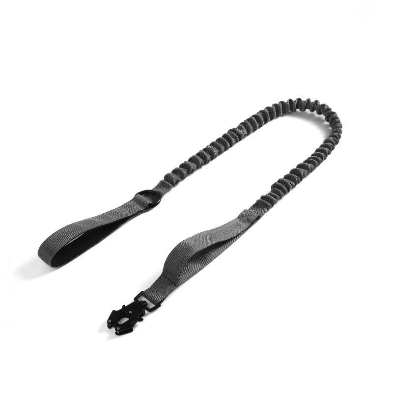 Tactical Adjustable Dog Collar & Leash - Outdoor Explosion-Proof Training Collar.