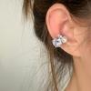 Super Sparkly Zirconia Pearl Ear Cuff – No Piercing Needed, High-End Girly Ear Accessory