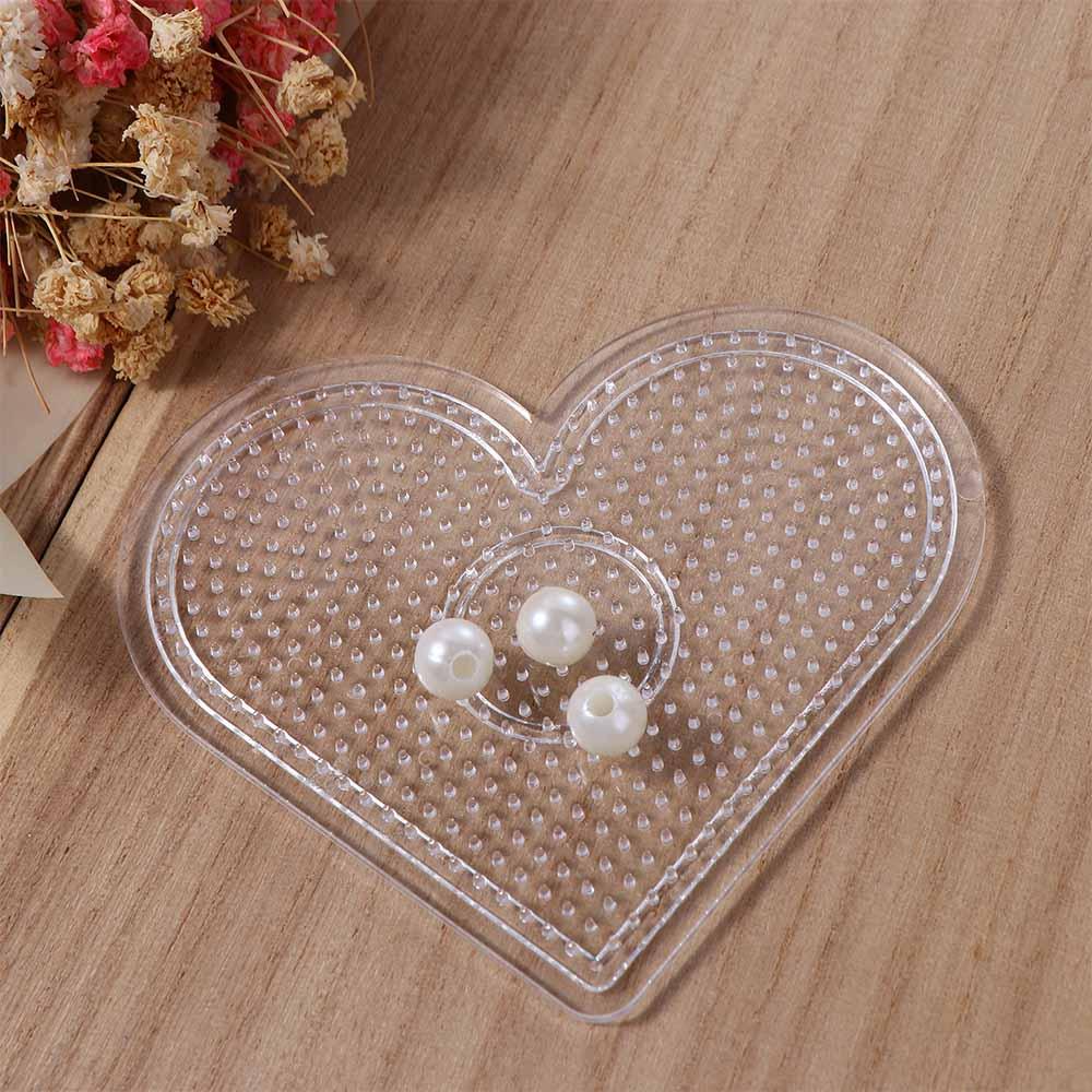 Puzzle Transparent Beads Tool Figure Material Board Diy Toy Pegboard Beads Template Puzzle Template