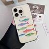 Sardines Soft Corrugated Transparent Phone Case For IPhone 17 15 16 11 12 13 14 Pro Max Plus Pro
