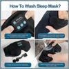Sleep Mask with Headphones,Sleep Headphones Breathable Sleeping Headphones for