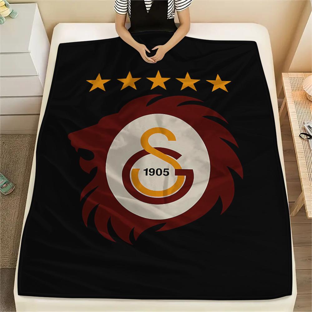 1 Stück Galatasaray S.K Druck Flanelldecke, Hohe Qualität für alle Jahreszeiten, Heimdekoration, Wärme und Komfort, Perfekt für Weihnachtsgeschenke 80cm x 120cm