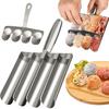 4-in-1 Meatball Maker Tool, Stainless Steel Meat Baller Maker, Kitchen Meatball Scoop Ball Maker Kit for Quick Making Meatballs