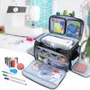 CURMIO Sewing Machine Storage Bag, Carrying Case for Sewing Machines, Black