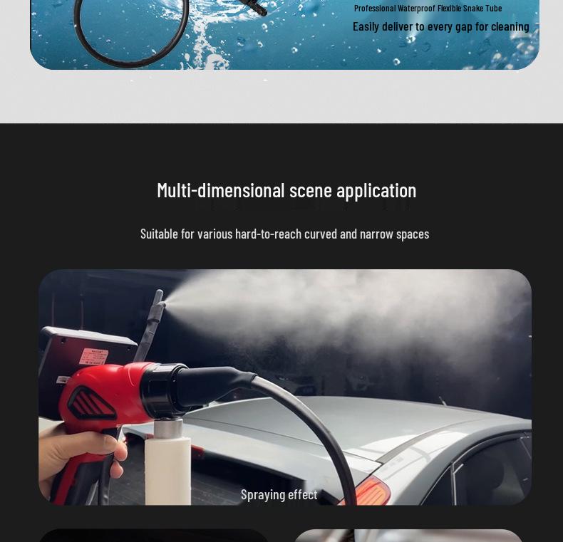 Sharp View Portable HD Car AC Cleaning Endoscope Gun