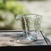 Japanese Style Hammer Pattern Glass TeaCup Heat Resistant Tea Separator Tea Divider Handmade Kung Fu Tea Set Accessories 200ML