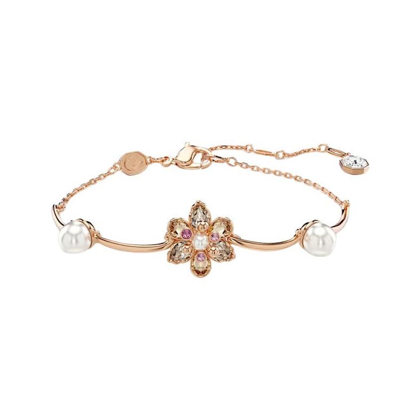 Swarovski Idyllia Personalized Design Imitation Crystal Bracelet Women bracelet Pink 5730361 Box (Random Color)