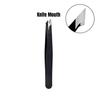 1/1pc Stainless Steel  Eyebrow Tweezers Kit Eyebrow Eyelash Tweezers with Storage Bag Beauty Salon Home Hair Removal Tweezers