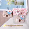 Capybara Plush Keychain with Baseball Cap - Cute Bag Decoration Doll Accessory