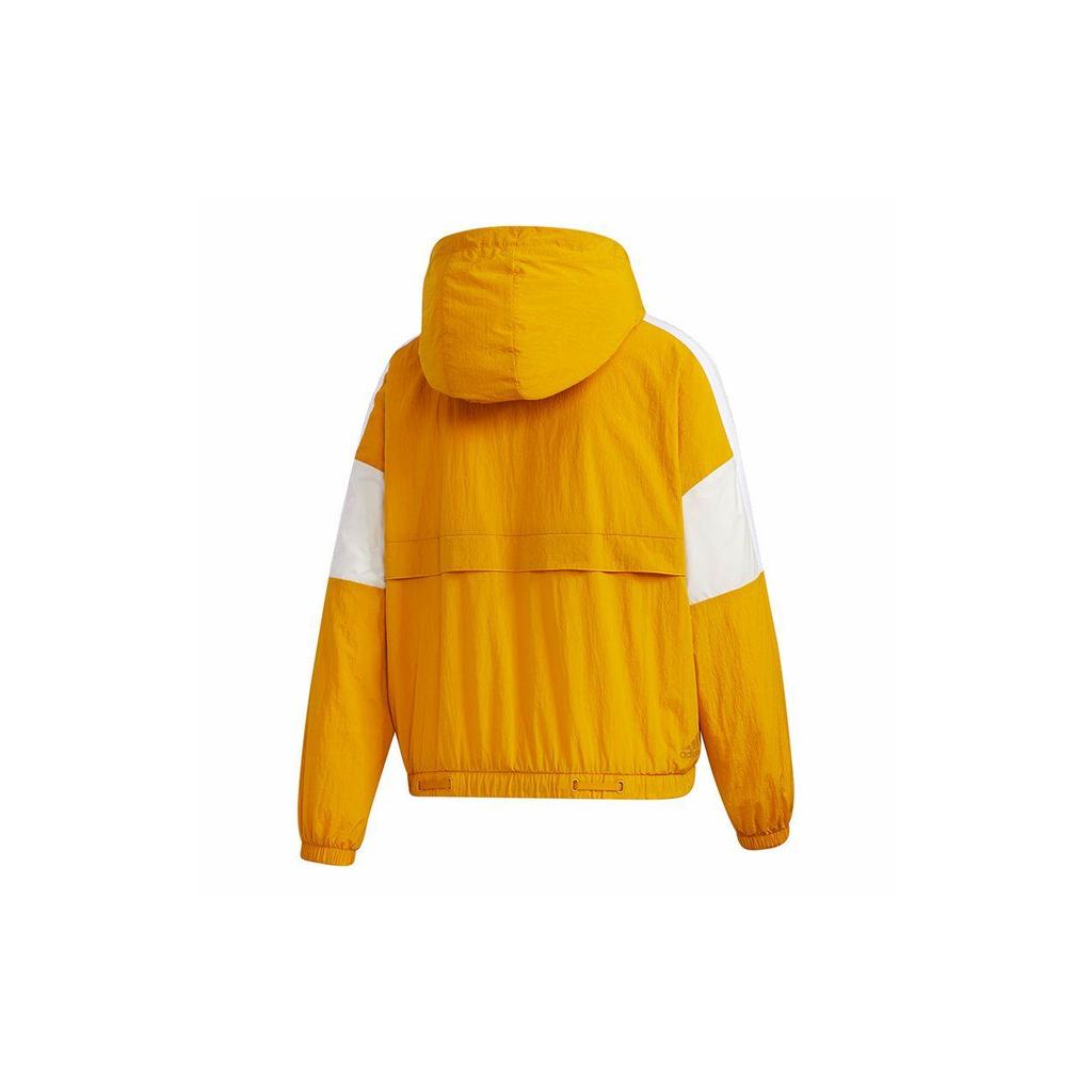 adidas Urban Women's Half-Zip Hooded Casual Jacket Gold GM1470
