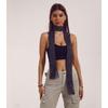 Women Skinny Scarf Thin Choker Belt Blingbling Long Tie Scarf Bag Handle Wrap