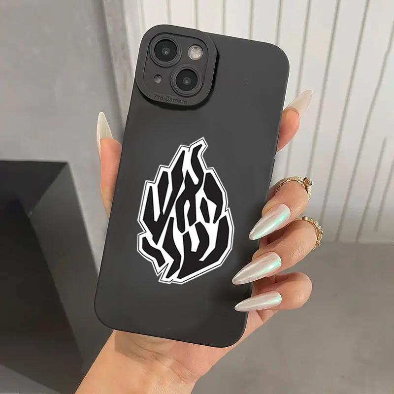 Fashion Black Flame Phone Case For  Mi 14 13 12 12T 13T Pro 11 Lite 5G NE Poco F5 X5 X3 M6 Pro Shockproof Silicone Cover