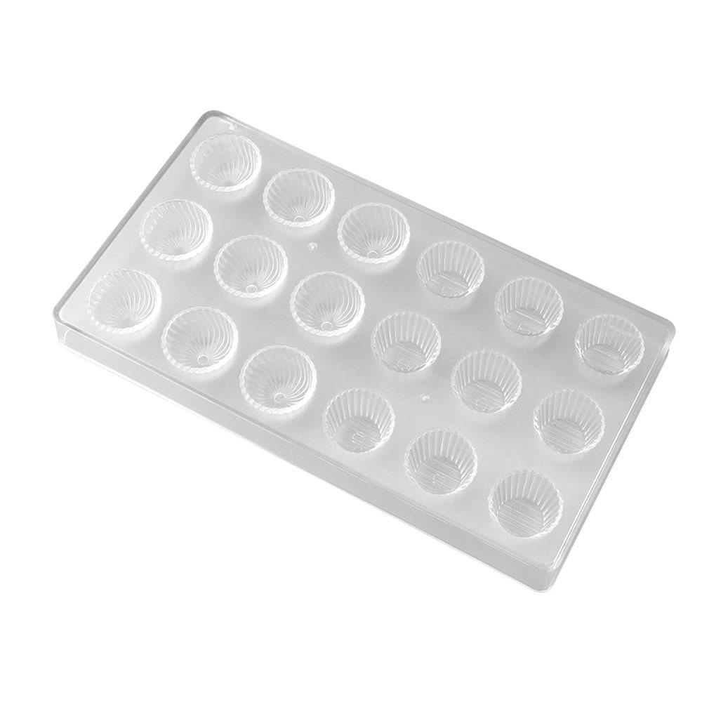 Easy Clean Polycarbonate Chocolate Mold Clear Durable Confectionery Mould Reusable Baking Baking Tool Kitchen Supplis