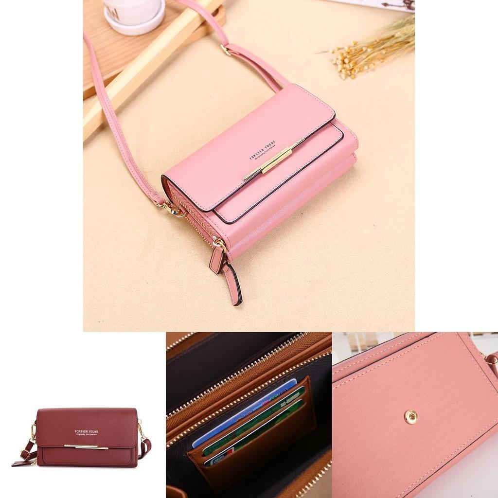 High-quality Leather Cellphone Bag For Women With Elegant And Simple Design