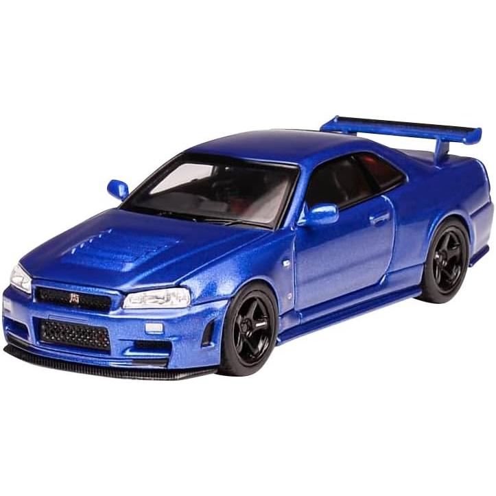 FREESTYLE MOTORHELIX 1/64 NISMO R34 GT-R Z-tune Bayside Blue Готовая модель M63416