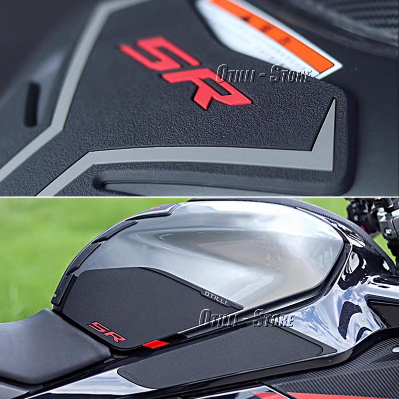 For CFMOTO 450SR 450sr 450 SR 2022 2023 2024 New Motorcycle Rubber Fuel Tank Decoration And Protection Stickers Pad Decals