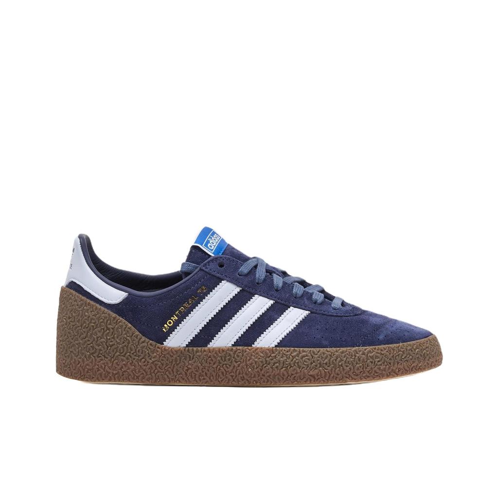 Adidas Montreal 76 Shadow Navy Blue Unisex Sneakers Halo-Blue Gum JR8372