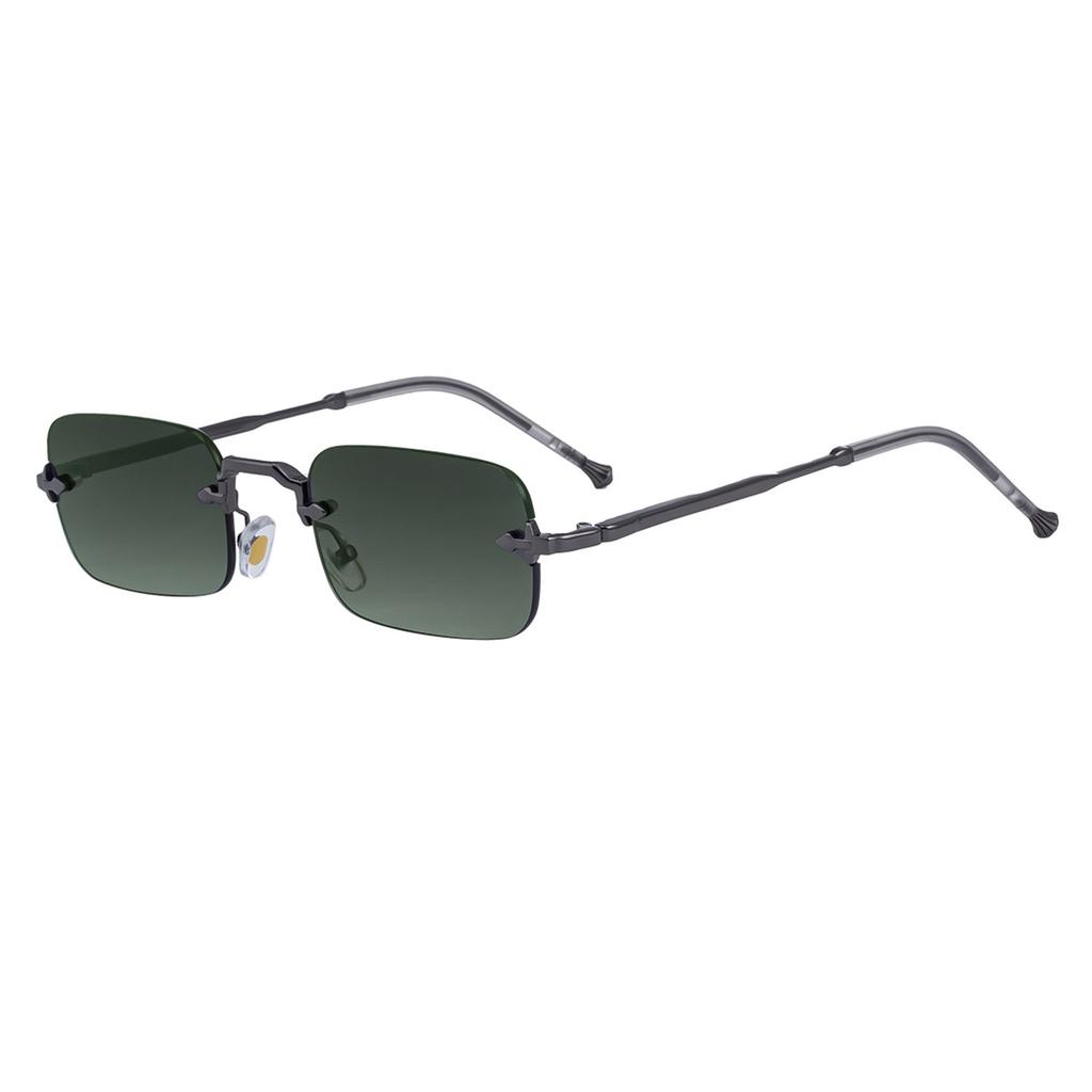 JYL TS Men's Rimless Metal-Temple - Small-Frame UV-Protective Shades WF-5G260