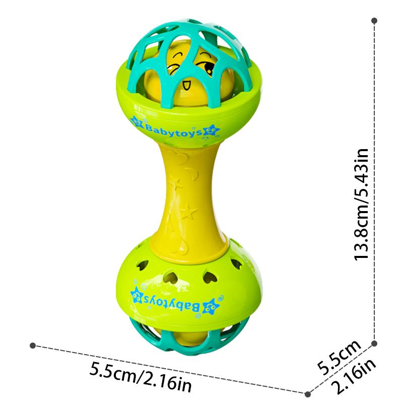 

3/1 шт. Дитячі двосторонні ручні брязкальця Заспокійливі ручні брязкальця-іграшки Дитяче брязкальце Дитячі іграшки-гризунці Надувний молоток