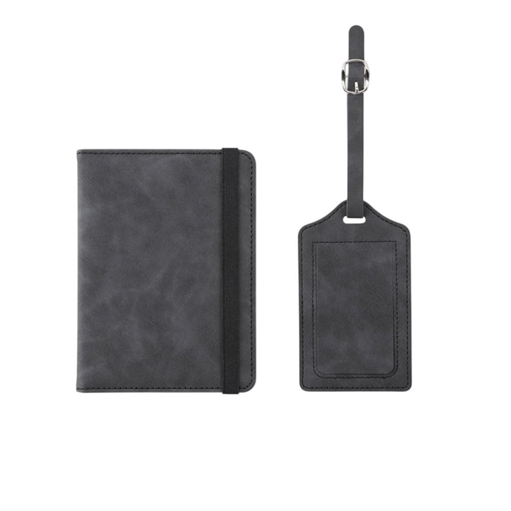 MidOcean Jettag Passport Holder and Luggage Tag Set