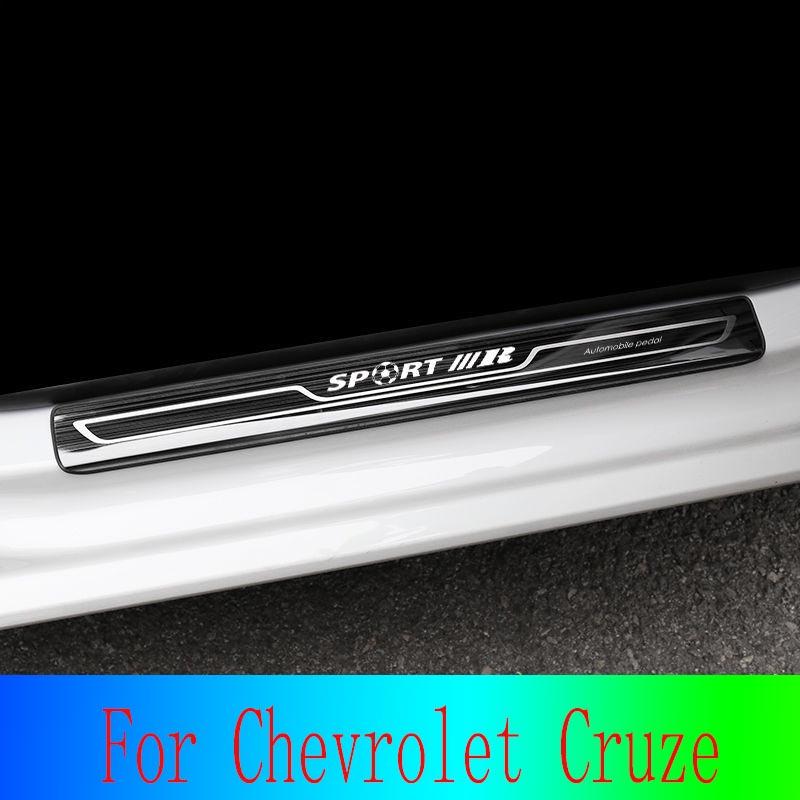 

Для Chevrolet Cruze защита двери автомобиля ступенька педали хромированные накладки ступенька накладка автомобильные аксессуары качество из нержавеющей стали