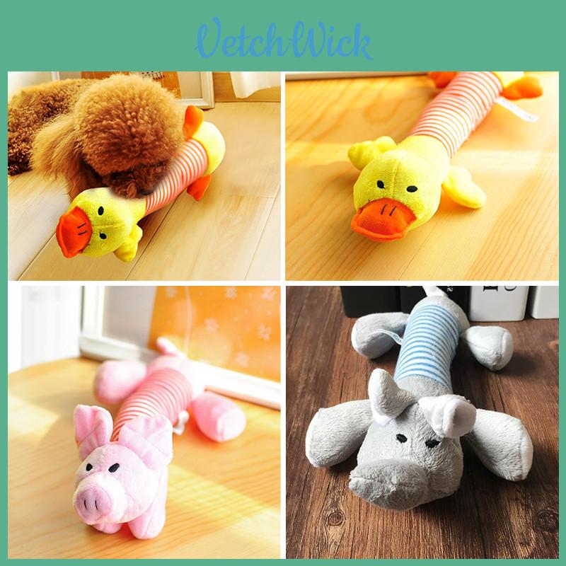Cute Pet Chew Toy Soft Plush Sound Play Puppy Teeth Toys