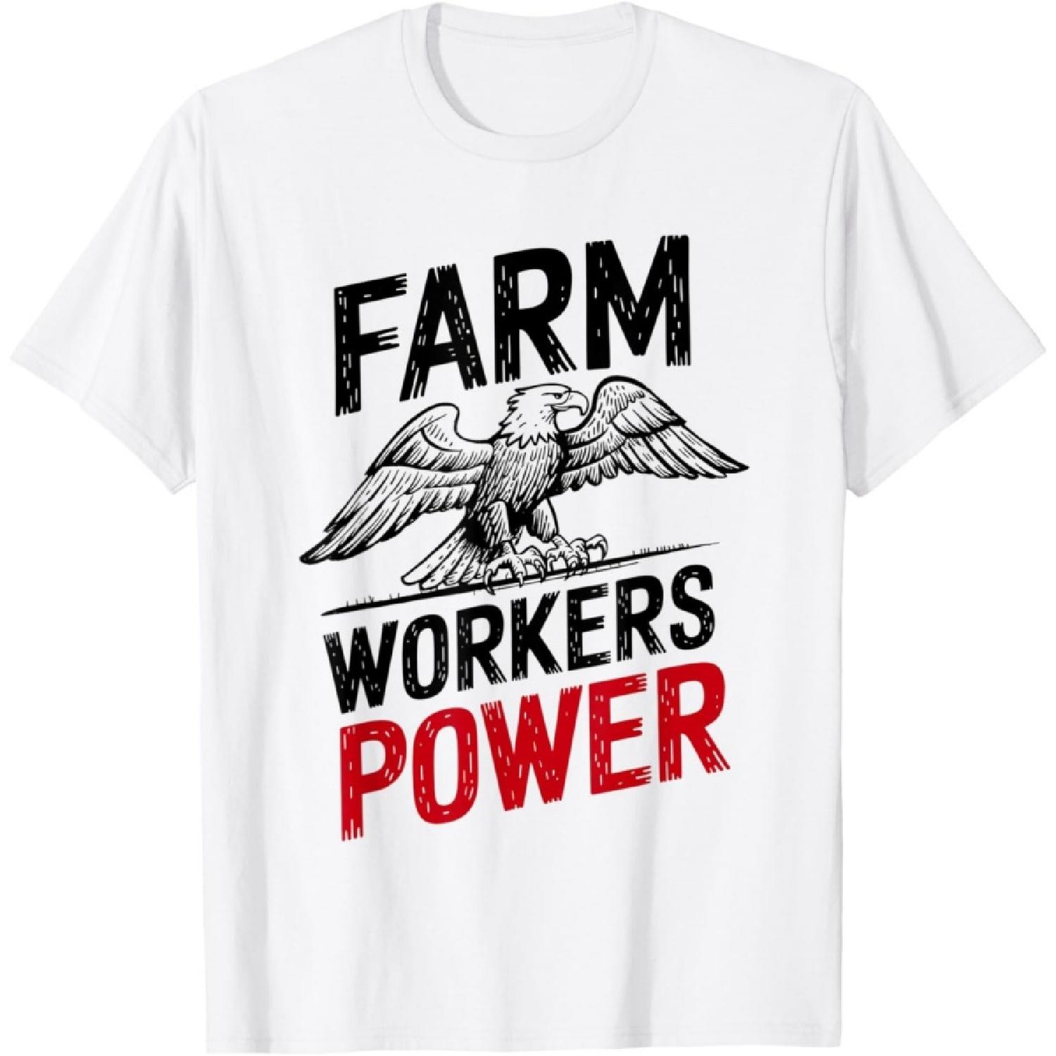 Farm Workers Power César Chávez Day Labor Rights Tribute T-Shirt S