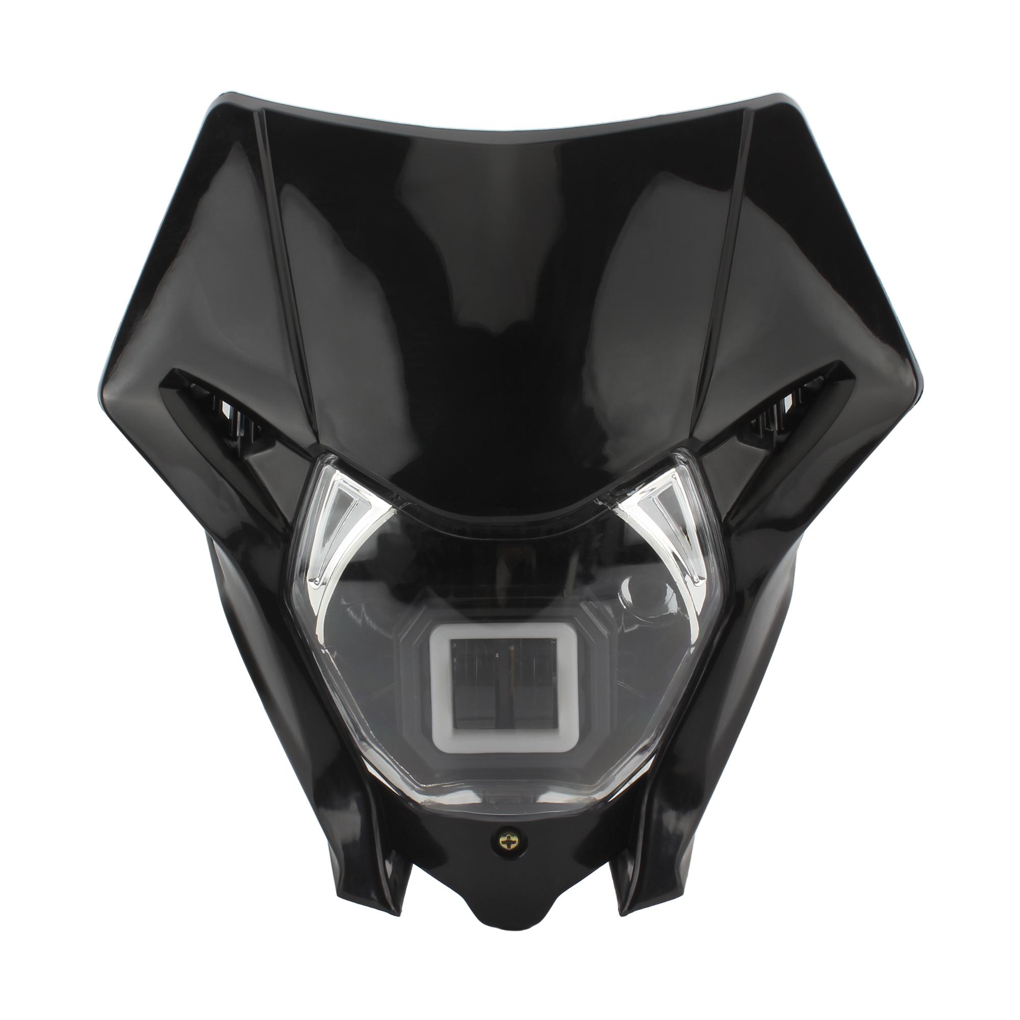 

Motorcycle LED Headlight for Honda CRF 150L 250 450 Fairing Dirt Bike Accessories Supermoto Enduro Motocross чорний