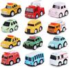 Huang Yem Toy Mini Car Alloy Car Working Mini Car Kids Festival Prize Cars, Set, Set, 12-Piece Set, Vehicles, Set, Pull-Back Cars, Toy, Gift, Reward,