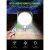 Flood Wall Lamp Motion Sensor Human Body Induction Garden Light 3 Lighting Modes Remote Control 1500LM for Garage Garden Terrace