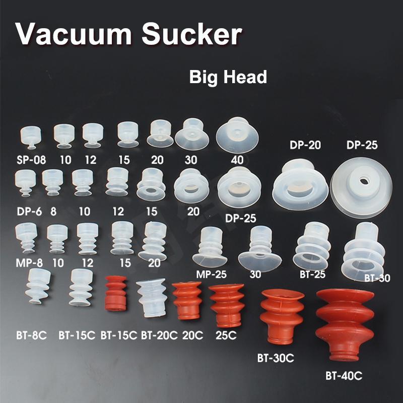 BT Ventuză Mare cu Vacuum din Silicon Strat Unic Robot Accesorii Pneumatice Industriale Duză cu Aspirație Puternică