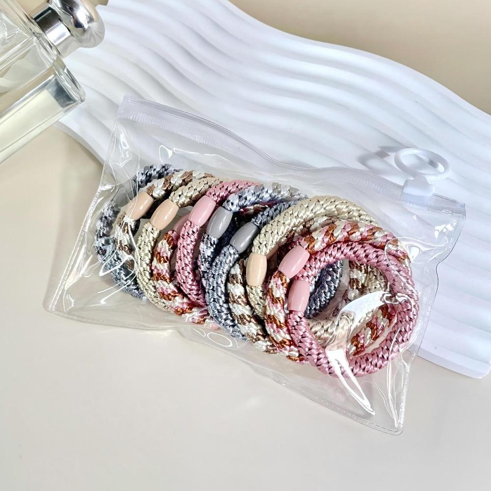 12pcs/set Nylon Hair Rope Set High Quality Elastic Rubber Band Fashion Ponytail Holders  Gifts
