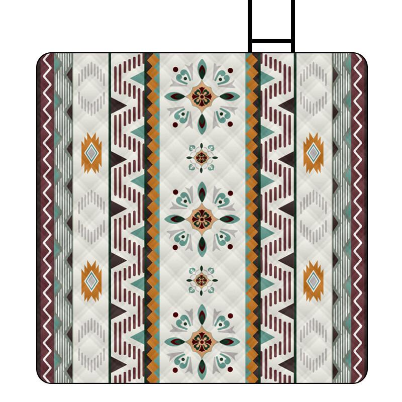 LEBU Ethnic Style Ultrasonic Picnic Mat 300x400cm