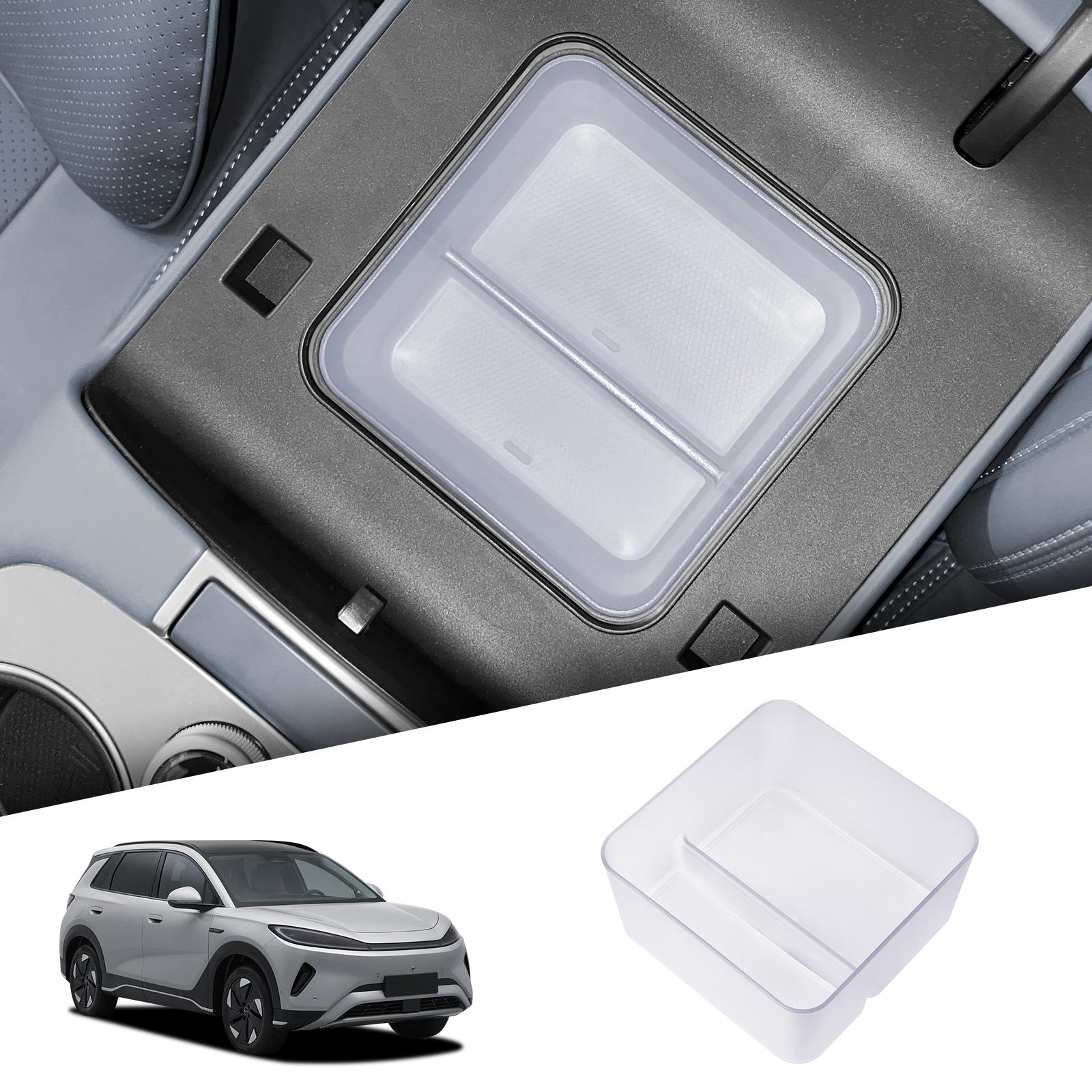 

for BYD Sealion 05 EV Sealion 07 DM-i 2025 Center Console Armrest Storage Box Tray Organizer Car Interior Accessories White