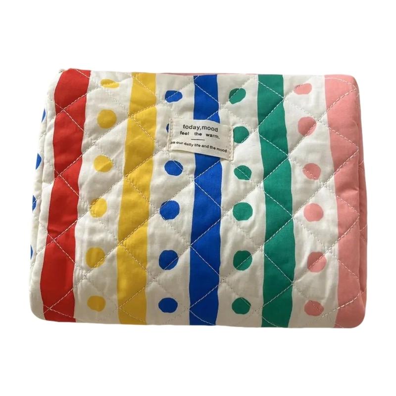 Travel Cosmetic Bag,Large Capacity Makeup Bag with Zipper,Rainbow Toiletry Bag Handbag Makeup Accessories Organizer