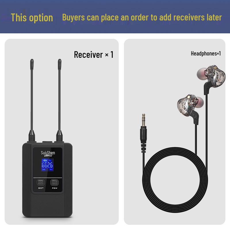 

Stereo Wireless In-Ear Monitors for Live Performance and Real-Time Sound Monitoring