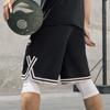 Li-Ning Badfive Series Logo Letter Color Block Quick-Dry Straight Basketball Shorts Men Shorts Black AAPT033-3