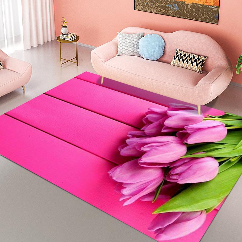 Carpet Living Room Rug Bedroom Rug Children's Area Rug Household Soft Sofa Floor Tape Living Room Rug Fluffy Rug