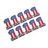 10Pcs Iron On Patches Number 1 Design Premium Cotton Material Wide Application Durable Iron Patches for Jean Bag Hat