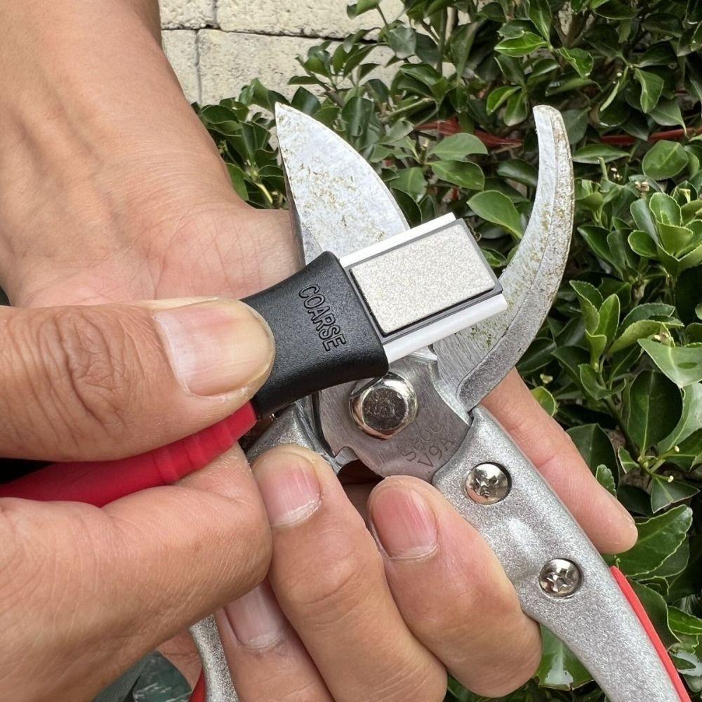 Handheld Sharpening Stone Metal Garden Tool Sharpener Portable Pocket Sharpener  Repair