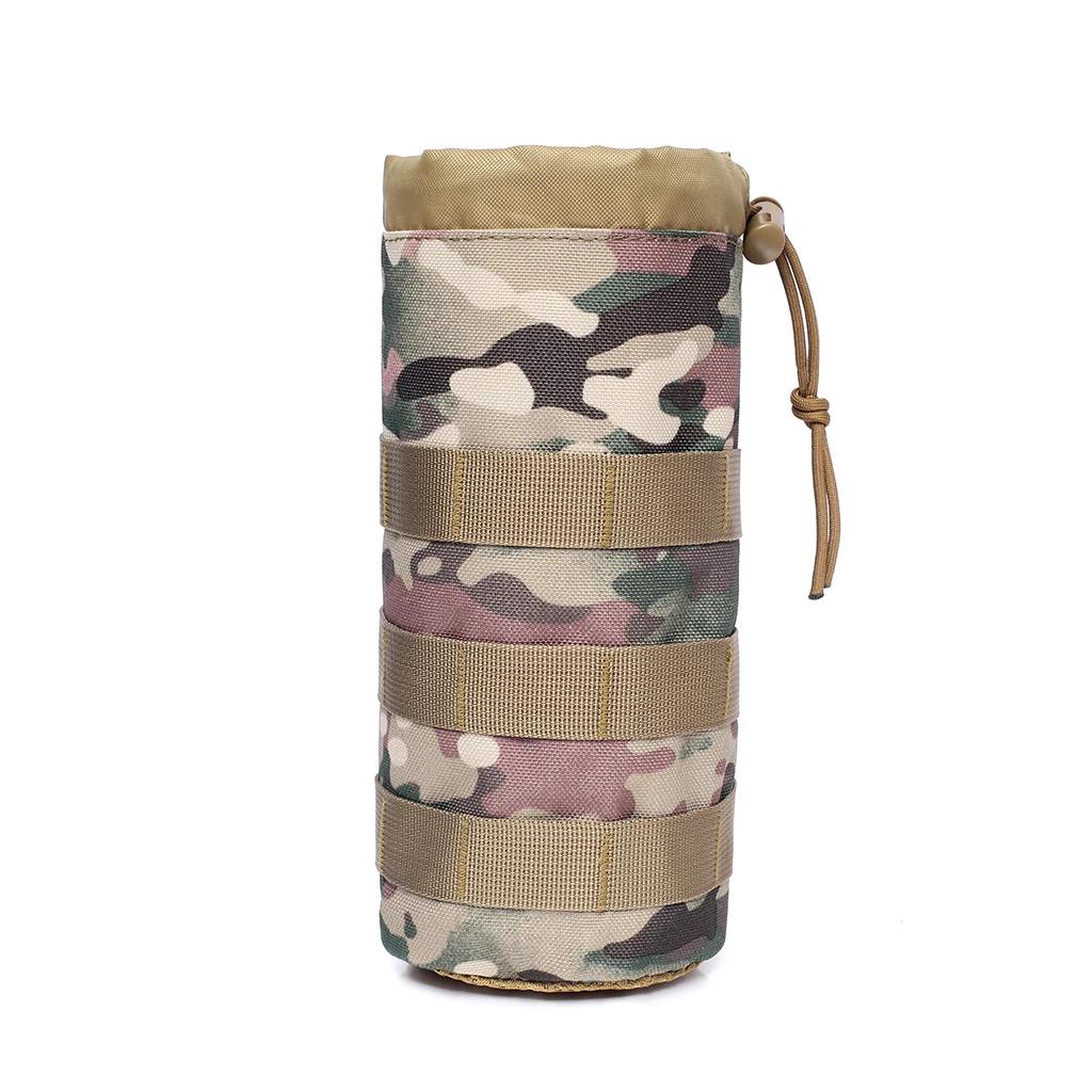 

Tactical Molle Water Bottle Bag Camouflage Outdoor Camping Hiking Fishing Gear Essential Accessory