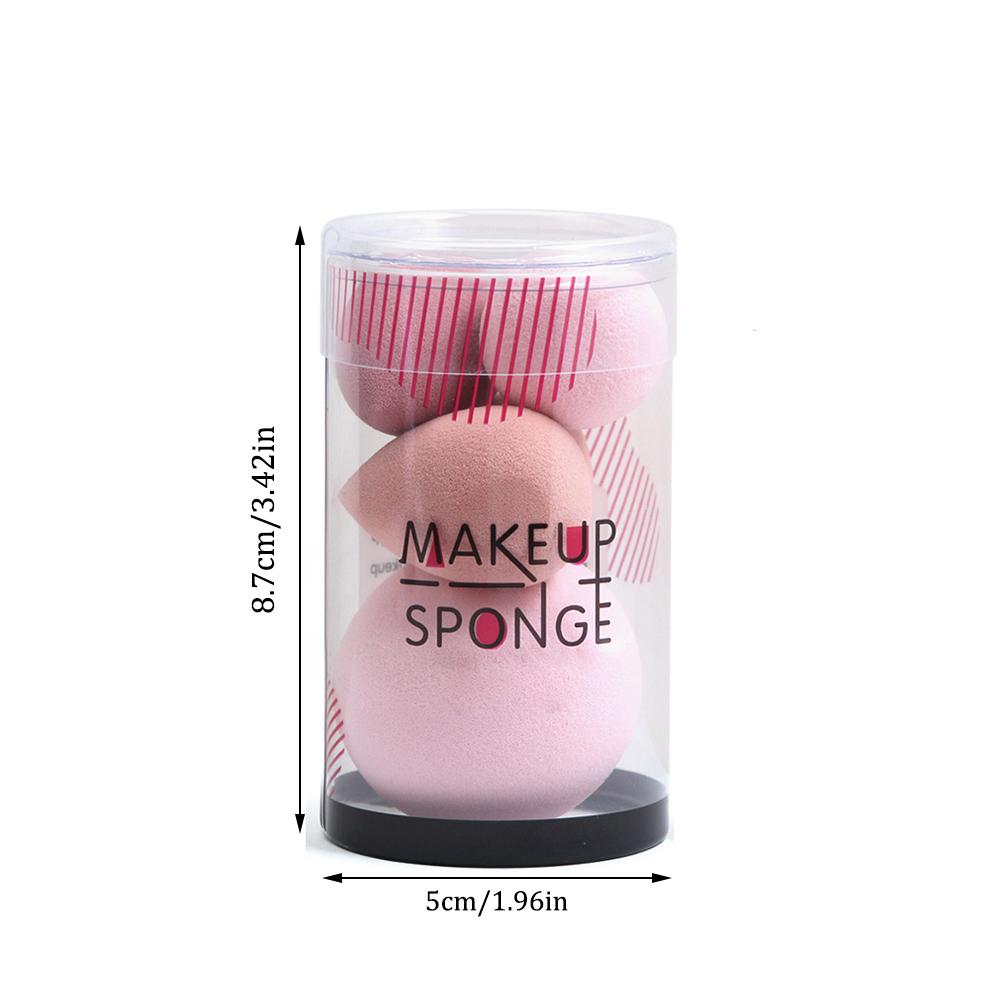 Extra Soft Mochi Puff - Cotton Candy Texture Blender for Liquid/Mineral Makeup, Bouncy Peach Sponge Dry & Wet Use