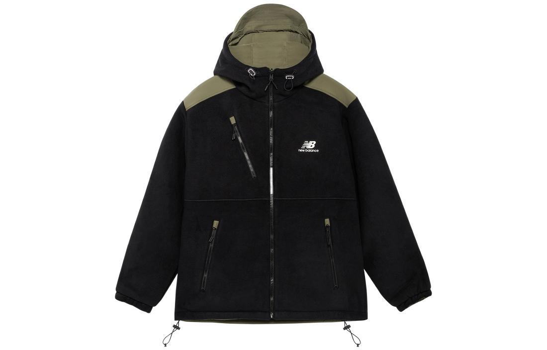 New Balance Jackets Men s Black Hooded Moderate Other AMJ23317-BK M