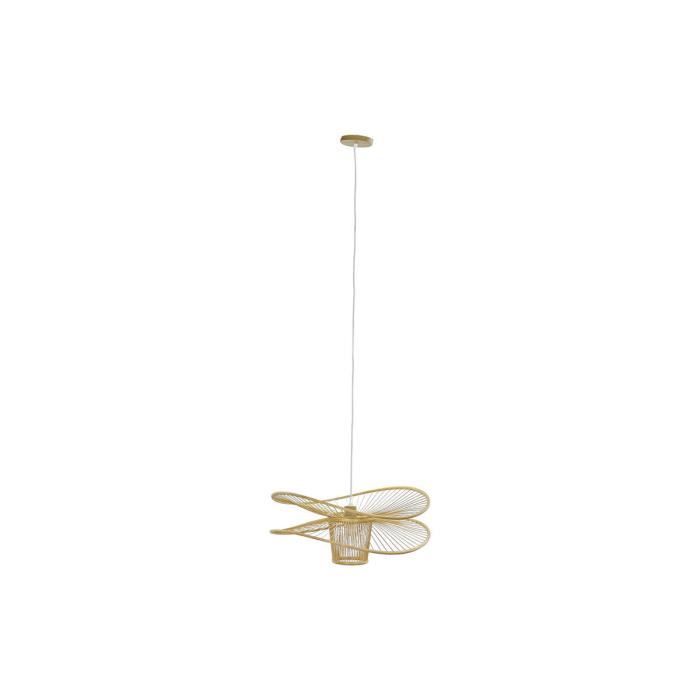 Suspension - Marron - Bambou - 60 x 60 x 28 cm - 50 W - Intérieur